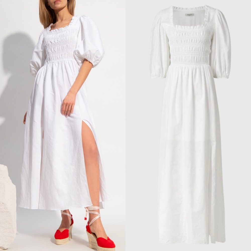 AllSaints Livi Linen Blend Maxi Dress